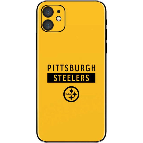 NFL Pittsburgh Steelers Yellow Performance Series iPhone 11 Skin