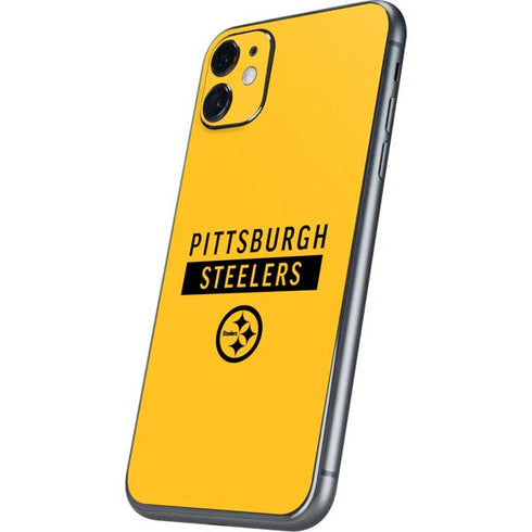 NFL Pittsburgh Steelers Yellow Performance Series iPhone 11 Skin