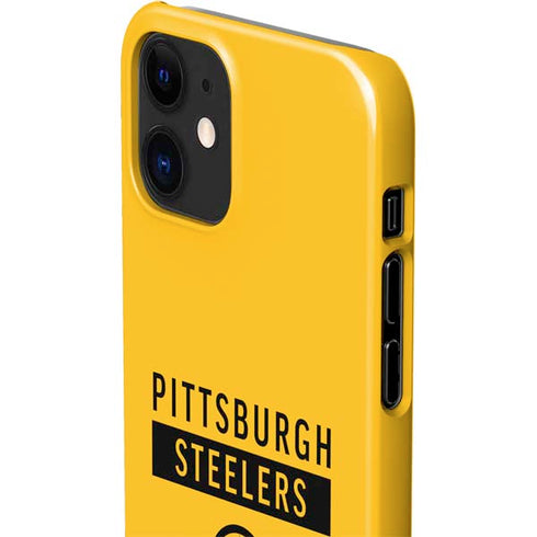 NFL Pittsburgh Steelers Yellow Performance Series iPhone 12 Mini Lite Case
