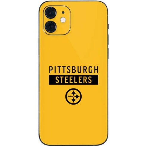NFL Pittsburgh Steelers Yellow Performance Series iPhone 12 Mini Skin