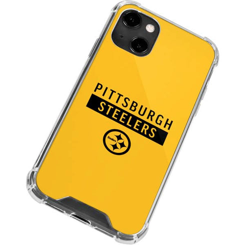NFL Pittsburgh Steelers Yellow Performance Series iPhone 14 Clear Case