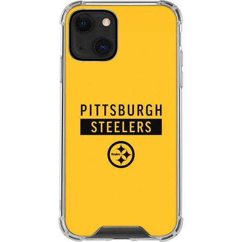 NFL Pittsburgh Steelers Yellow Performance Series iPhone 15 Plus Clear Case