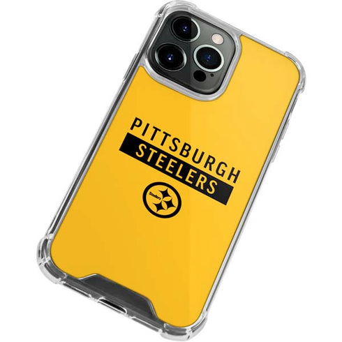 NFL Pittsburgh Steelers Yellow Performance Series iPhone 15 Pro Max Clear Case