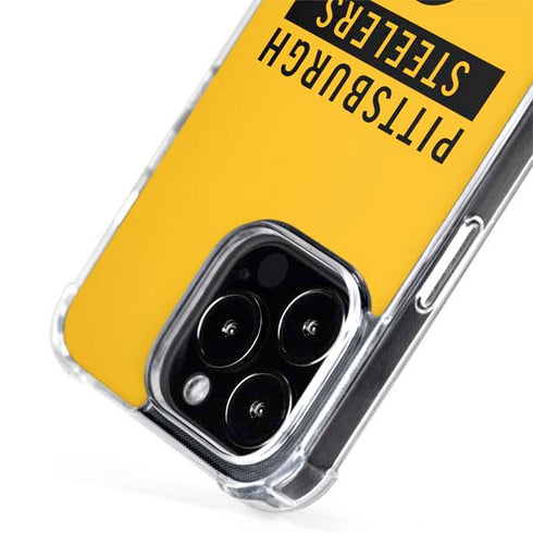 NFL Pittsburgh Steelers Yellow Performance Series iPhone 15 Pro Max MagSafe Case