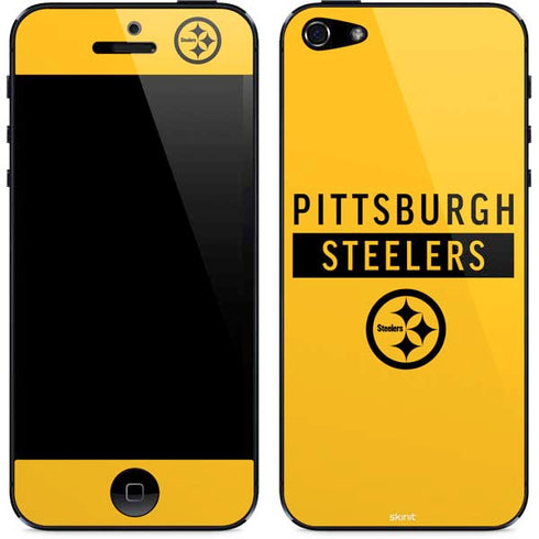 NFL Pittsburgh Steelers Yellow Performance Series iPhone 5/5s/5SE Skin