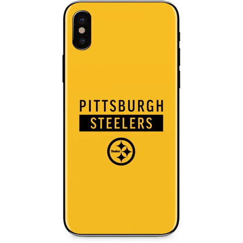 NFL Pittsburgh Steelers Yellow Performance Series iPhone XS Skin