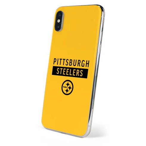 NFL Pittsburgh Steelers Yellow Performance Series iPhone XS Skin