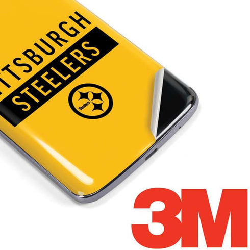 NFL Pittsburgh Steelers Yellow Performance Series Moto E5 Plus Skin