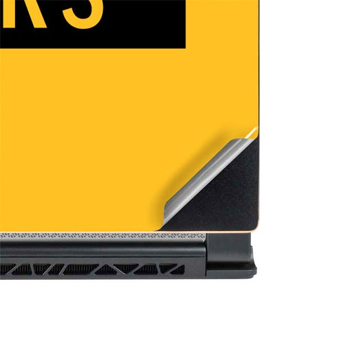 NFL Pittsburgh Steelers Yellow Performance Series MSI GS65 Stealth Laptop Skin