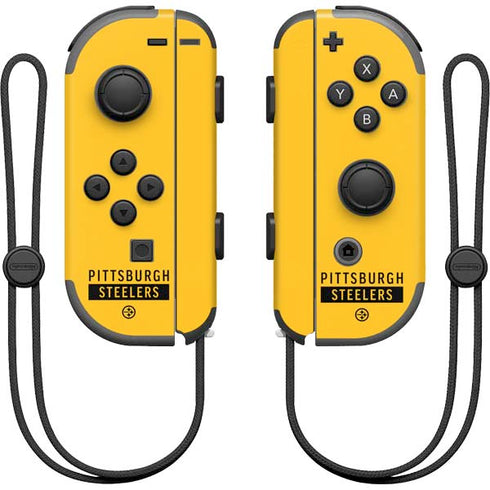 NFL Pittsburgh Steelers Yellow Performance Series Nintendo Joy-Con (L/R) Controller Skin