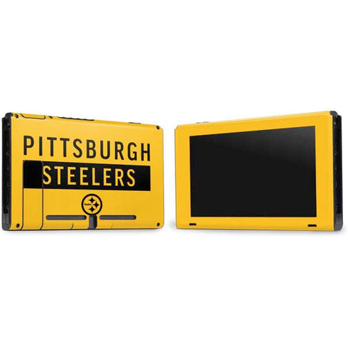 NFL Pittsburgh Steelers Yellow Performance Series Nintendo Switch Bundle Skin