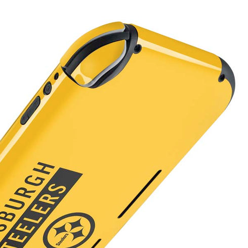 NFL Pittsburgh Steelers Yellow Performance Series Nintendo Switch Lite Skin