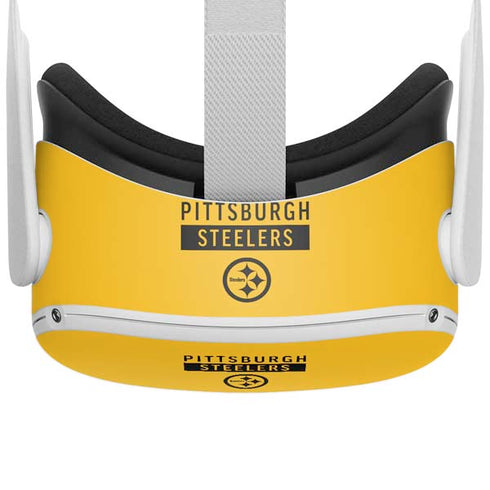 NFL Pittsburgh Steelers Yellow Performance Series Oculus Quest 2 Skin