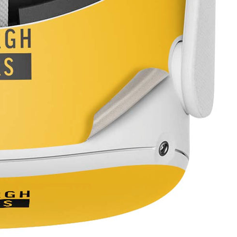 NFL Pittsburgh Steelers Yellow Performance Series Oculus Quest 2 Skin