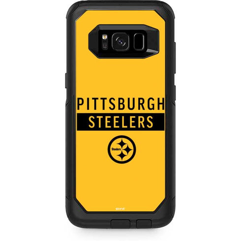 NFL Pittsburgh Steelers Yellow Performance Series Otterbox Commuter Galaxy Skin