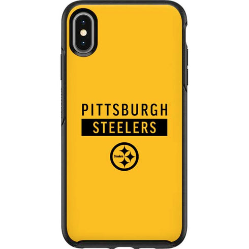 NFL Pittsburgh Steelers Yellow Performance Series Otterbox Symmetry iPhone Skin