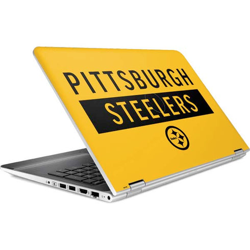 NFL Pittsburgh Steelers Yellow Performance Series HP Pavilion Skin