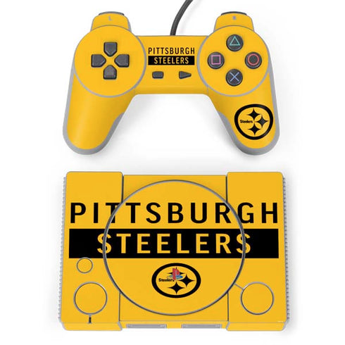 NFL Pittsburgh Steelers Yellow Performance Series PlayStation Classic Bundle Skin