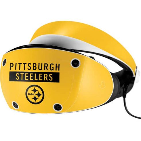 NFL Pittsburgh Steelers Yellow Performance Series PlayStation VR2 Skin