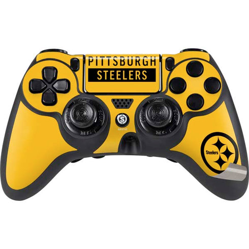 NFL Pittsburgh Steelers Yellow Performance Series PS4/PC SCUF Impact Controller Skin