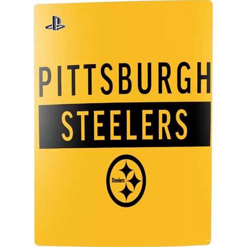 NFL Pittsburgh Steelers Yellow Performance Series PS5 Console Skin