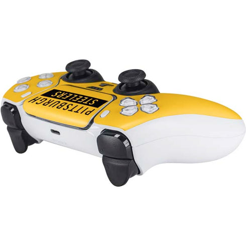 NFL Pittsburgh Steelers Yellow Performance Series PS5 Controller Skin