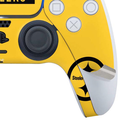 NFL Pittsburgh Steelers Yellow Performance Series PS5 Slim Digital Edition Bundle Skin