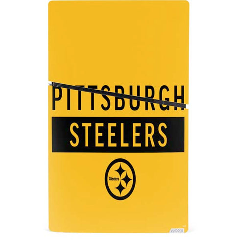 NFL Pittsburgh Steelers Yellow Performance Series PS5 Slim Digital Edition Console Skin