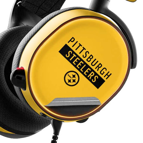 NFL Pittsburgh Steelers Yellow Performance Series SteelSeries Arctis 5 Skin