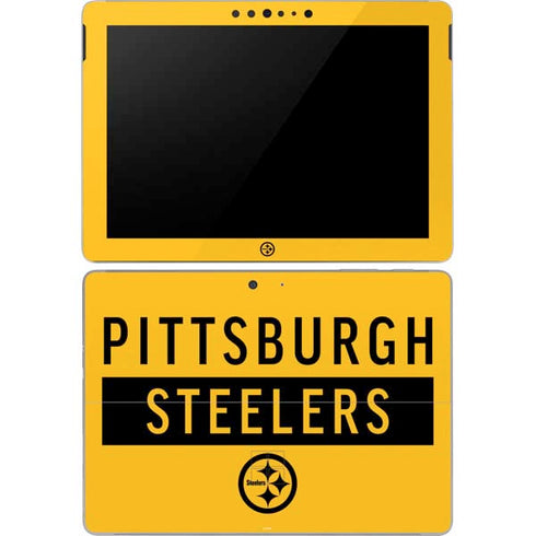 NFL Pittsburgh Steelers Yellow Performance Series Surface Go Skin