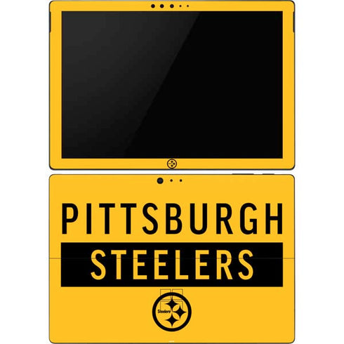 NFL Pittsburgh Steelers Yellow Performance Series Surface Pro 6 Skin
