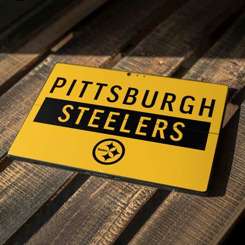 NFL Pittsburgh Steelers Yellow Performance Series Surface Pro 6 Skin