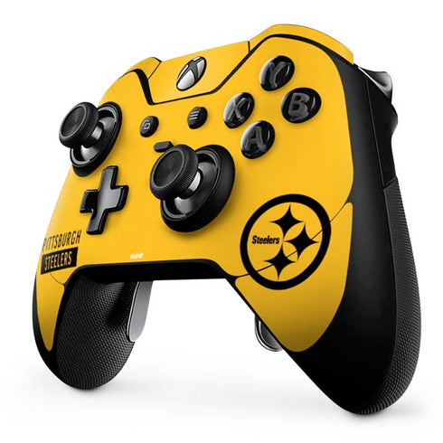 NFL Pittsburgh Steelers Yellow Performance Series Xbox One Elite Controller Skin