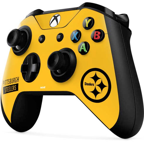 NFL Pittsburgh Steelers Yellow Performance Series Xbox One X Controller Skin