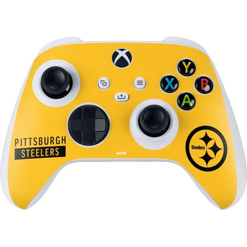 NFL Pittsburgh Steelers Yellow Performance Series Xbox Series S Controller Skin