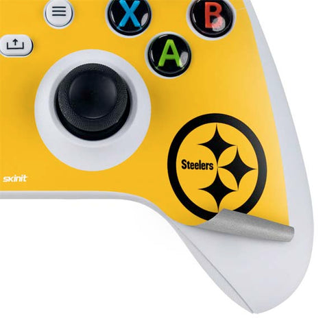NFL Pittsburgh Steelers Yellow Performance Series Xbox Series S Controller Skin