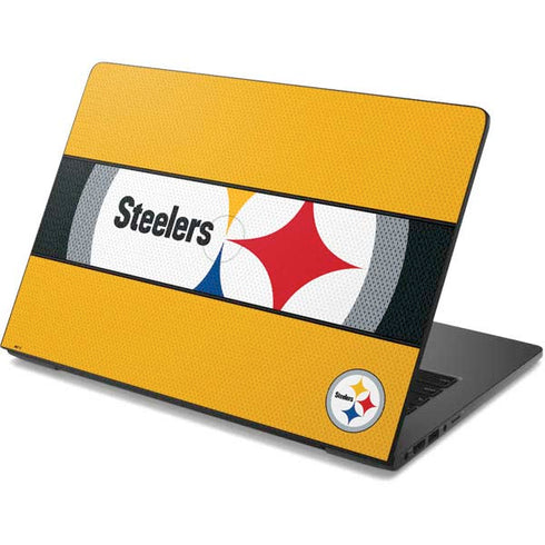 NFL Pittsburgh Steelers Zone Block Dell Chromebook Skin