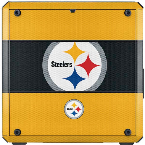 NFL Pittsburgh Steelers Zone Block Cooler Master MasterBox Q300L Mini Tower Skin