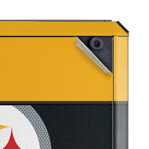 NFL Pittsburgh Steelers Zone Block Cooler Master MasterBox Q300L Mini Tower Skin