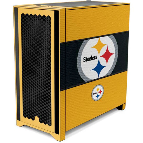 NFL Pittsburgh Steelers Zone Block Corsair 4000D Tempered Glass Mid-Tower ATX Case Skin