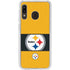 NFL Pittsburgh Steelers Zone Block Galaxy A20 Clear Case