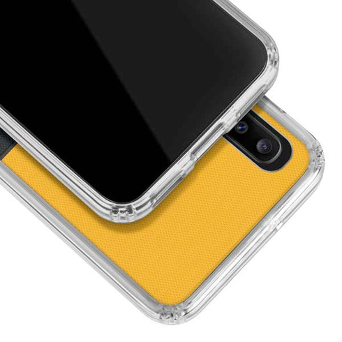 NFL Pittsburgh Steelers Zone Block Galaxy A20 Clear Case