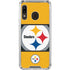 NFL Pittsburgh Steelers Zone Block Galaxy A30 Clear Case