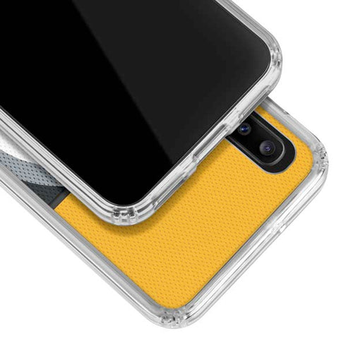 NFL Pittsburgh Steelers Zone Block Galaxy A30 Clear Case