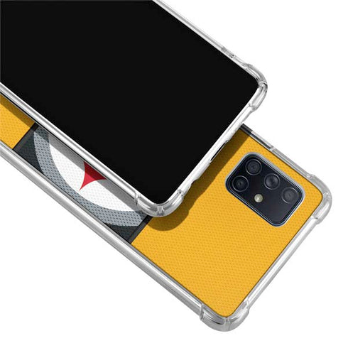 NFL Pittsburgh Steelers Zone Block Galaxy A71 5G Clear Case