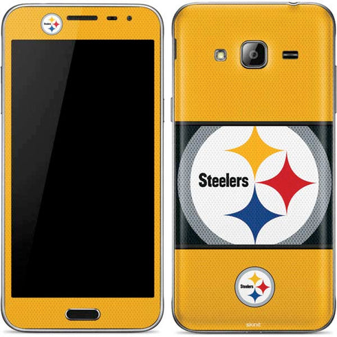 NFL Pittsburgh Steelers Zone Block Galaxy J3 Skin