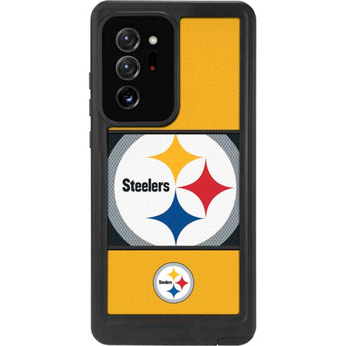 NFL Pittsburgh Steelers Zone Block Galaxy Note20 Ultra 5G Waterproof Case