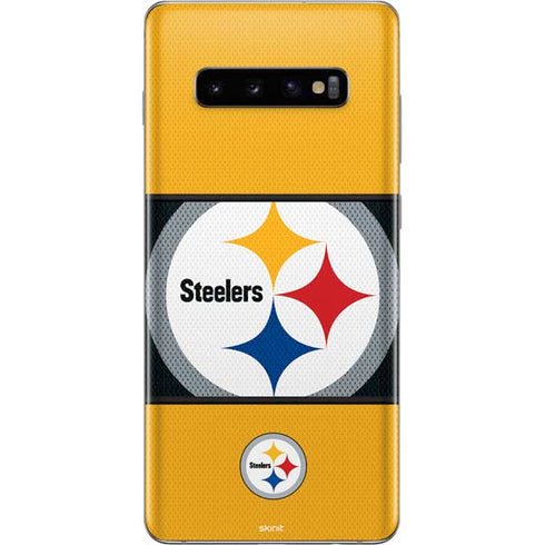 NFL Pittsburgh Steelers Zone Block Galaxy S10 Plus Skin