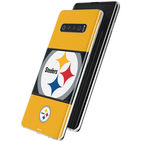 NFL Pittsburgh Steelers Zone Block Galaxy S10 Plus Skin