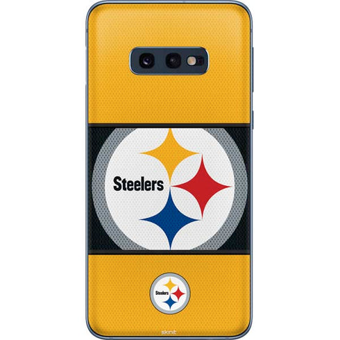 NFL Pittsburgh Steelers Zone Block Galaxy S10e Skin